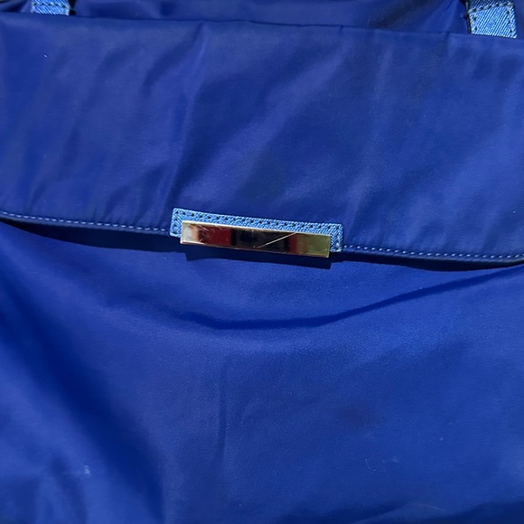 MZ Wallace New York Royal Blue Nylon Large Bag Zipper Shoulder/Handbag - Picture 3 of 13